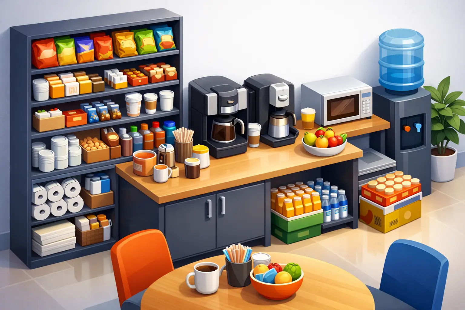 How to Stock Break Room Supplies for Your Office