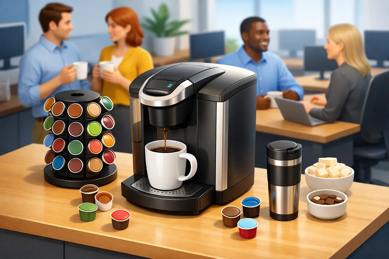 Single Cup Pod Coffee System for Office Teams