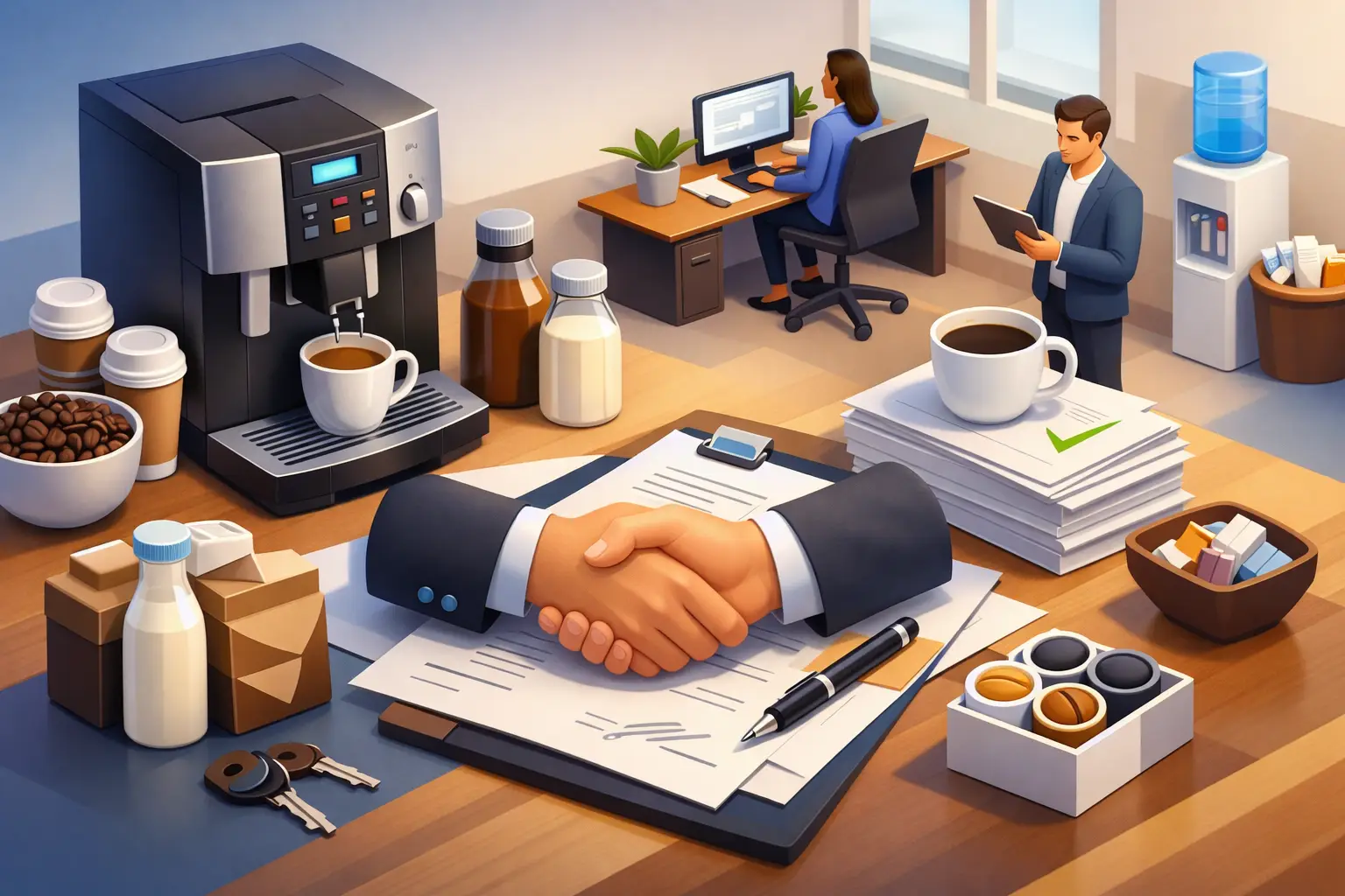 Coffee Service Contracts That Keep Offices Running