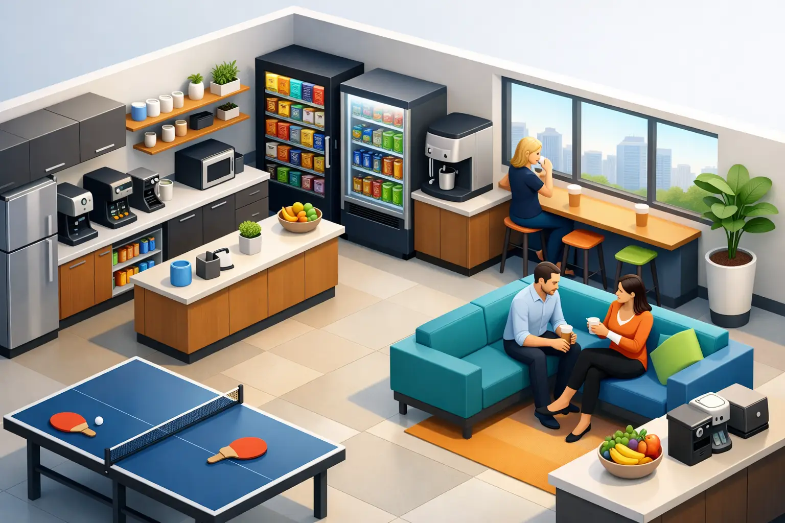 Office Break Room Setup Guide for Better Service