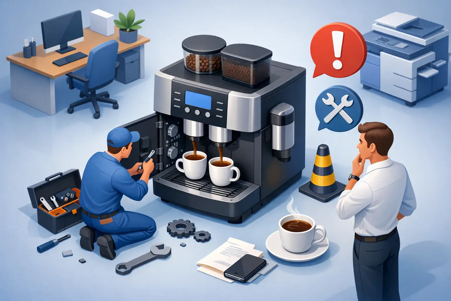 Prevent Workplace Coffee Machine Downtime