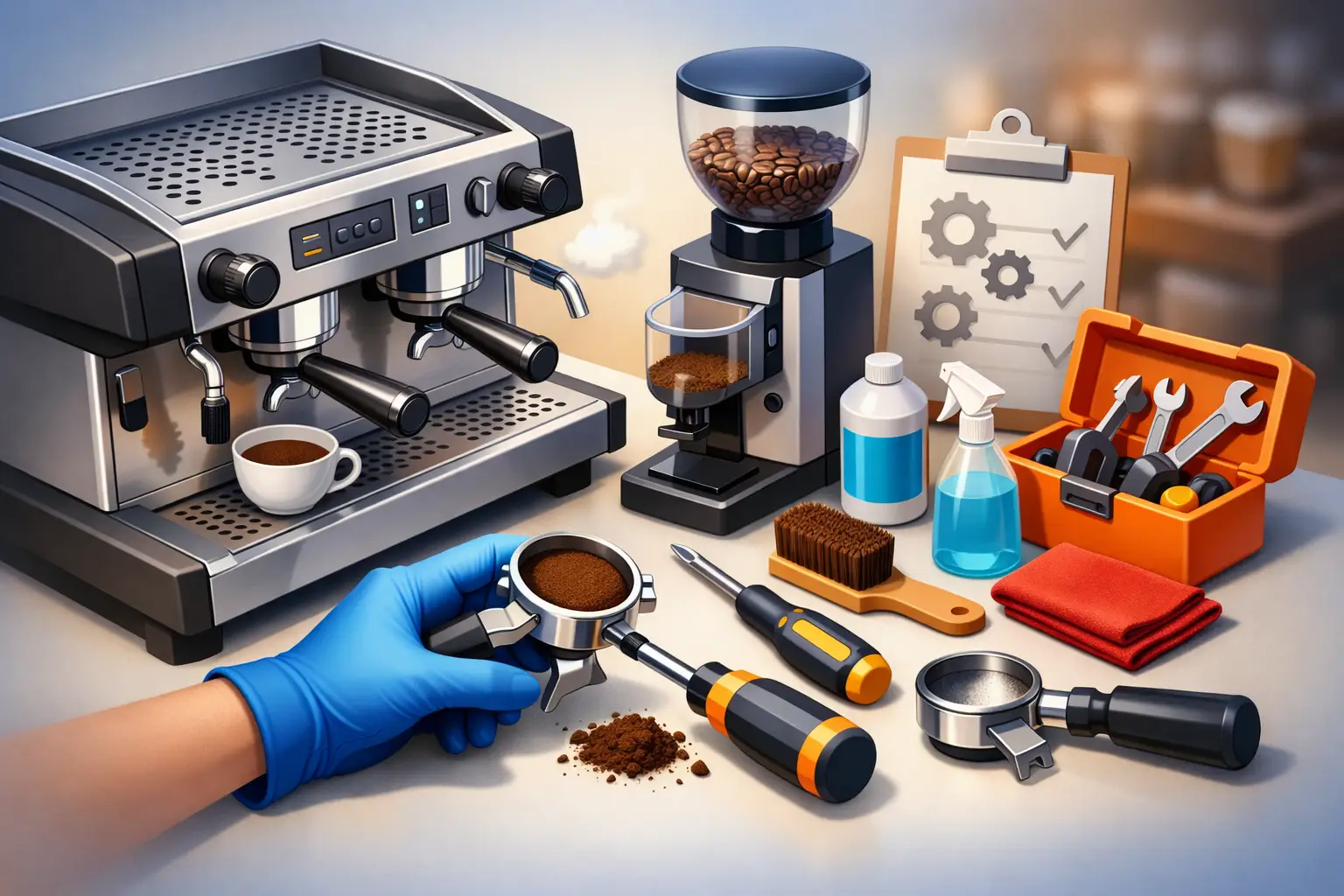 Commercial Coffee Equipment Maintenance Guide