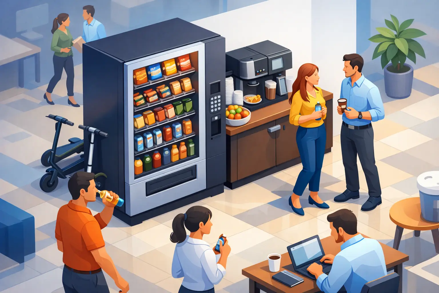 Workplace Vending Solutions That Keep Teams Moving