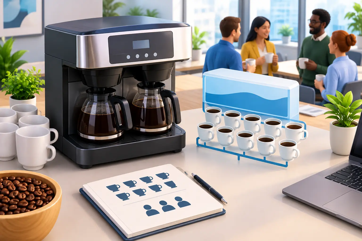 Brewer Capacity Calculation for Office Coffee