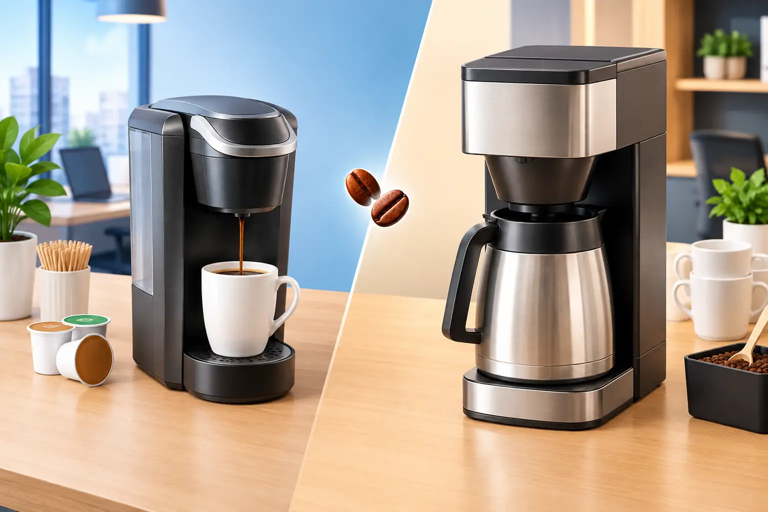 Single Cup vs Thermal Brewer for Your Office